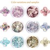 Princess-style Prism Glitter Nail Resin Glitter Hologram MIX 6 Color