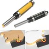 Bestgle Trimmer Bit Set Bearing Bit 2-Piece Router Bit 6.35mm