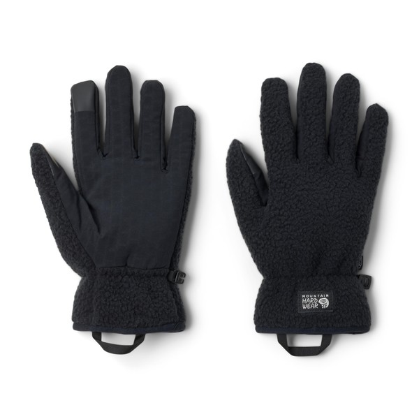 Mountain Hardwear Unisex HiCamp Fleece Glove, Black, Large