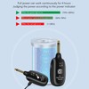 Wireless Guitar System 20Hz to 20KHz UHF Rechargeable Guitar Transmitter