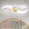 EDISLIVE Modern Wave LED Vanity Light Dimmable Modern Led Vanity