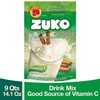 ZUKO Horchata Instant Powder Drink, Family Pack, No Sugar Needed,