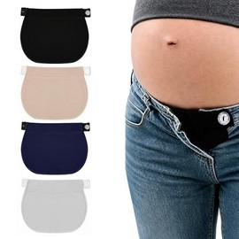 4PCS Extensor de Pretina para Embarazo, Extensor de Pretina Elástico