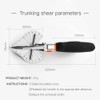 Multi Angle Miter Shear Cutter Hand Tools,45-135 Degree Adjustable Angle