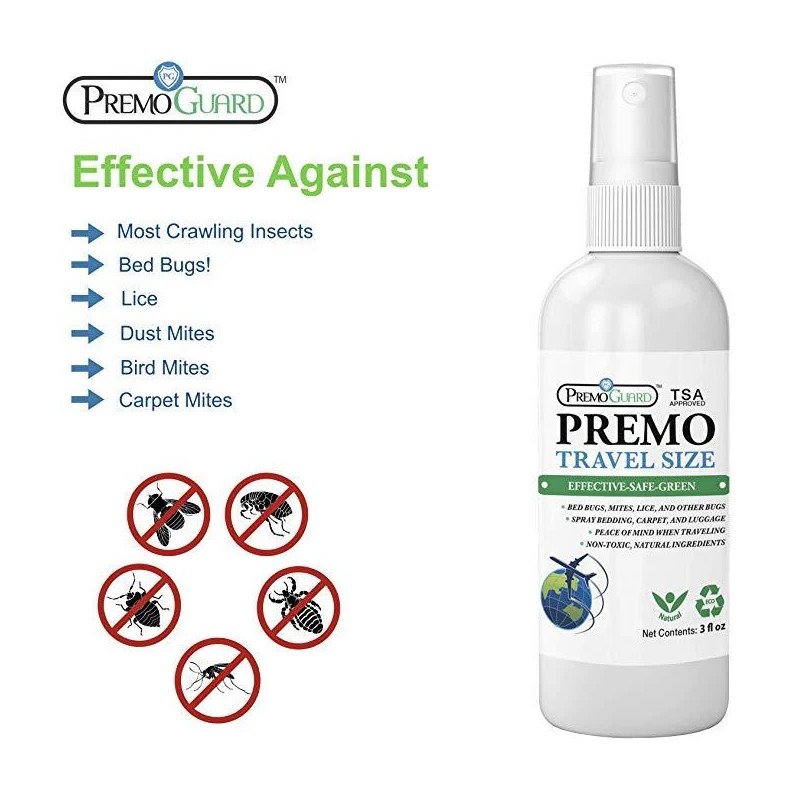 Premo Guard LLC Bed Bug & Mite Killer Spray –