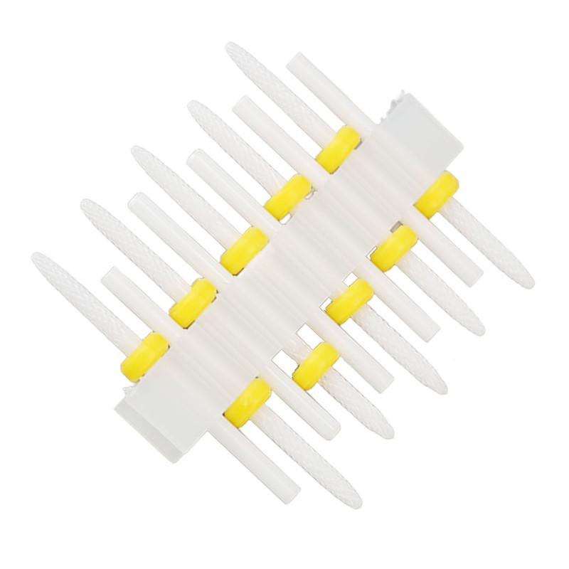 10pcs Cuticle Remover Bits Gel Home Salon Polish Dead Skin