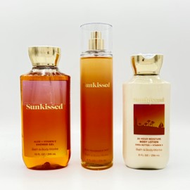 Sun Kissed 3-Piece Bath Bundle | Shower Gel, Fine Fragrance Mist and Body Lotion