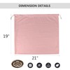 HAMBOLY 100% Cotton Bags 5 Pack Dust Cover Storage Pouch