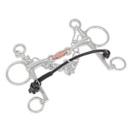 Shires Blenheim Lip Strap-Black One Size