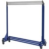 Simple Houseware Commercial Z Base Garment Rack, Blue