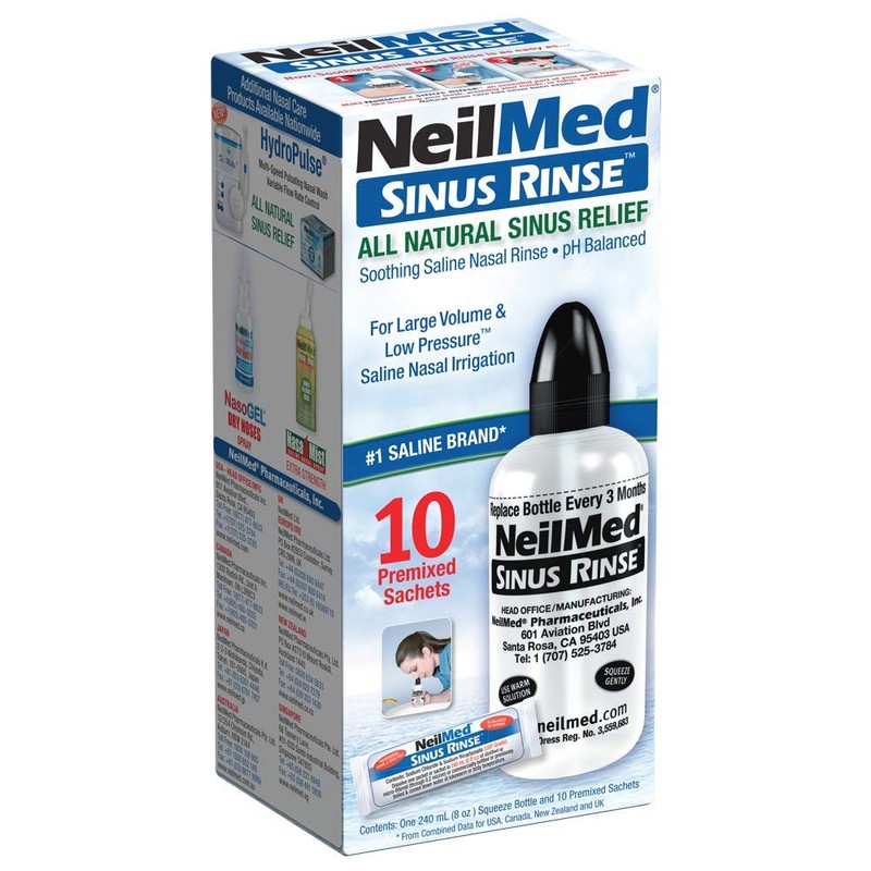 Kit de biberón para adultos de enjuague sinusal de 8