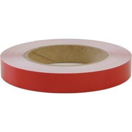 Solid Stripe for Auto Truck Boat - 3mil Vinyl - 1/2" x 50' - Cherry Red