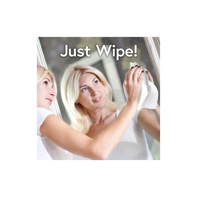 Windex Original Glass Clean Wipes 38 Count (Pack of 6)