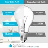PARTPHONER PARTPHONER A19 LED Light Bulb, 100 Watt Equivalent LED