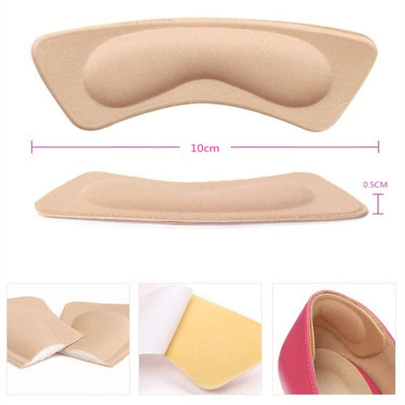 Natiform 3 Colors 15 Pairs 30 Pack Anti-Blocking Heel Pads
