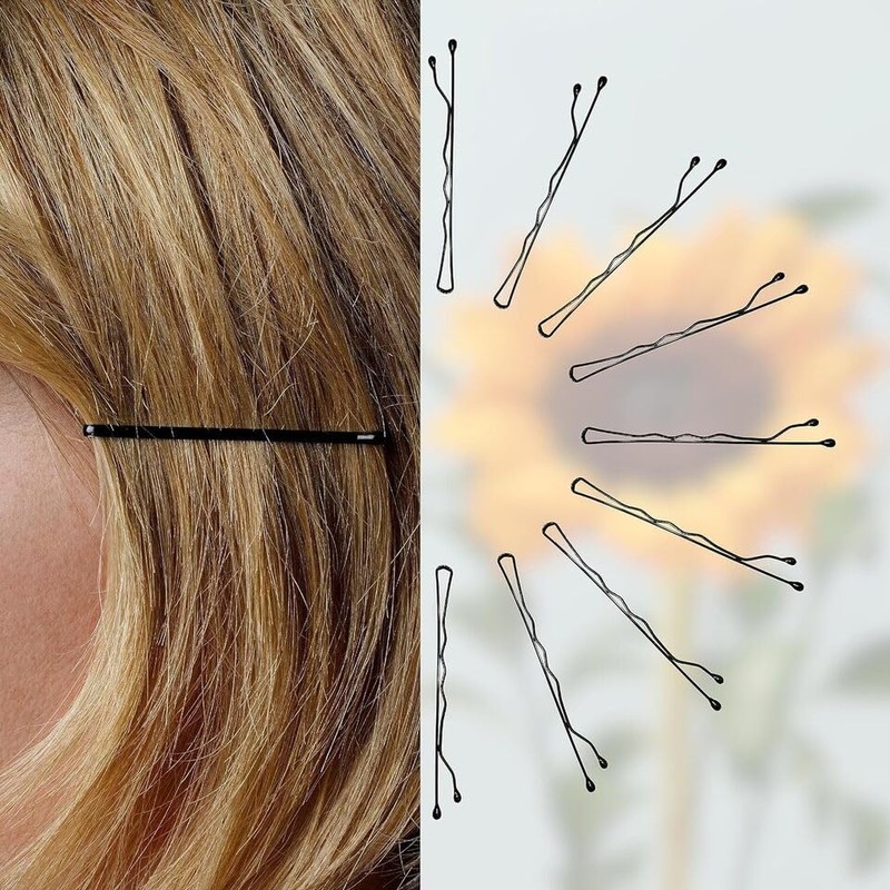 FATASH 150Pcs Hair Grips Clips Bobby Kirby Pins - Secure