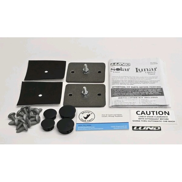 Brocks Visor Parts Lund Lunar Solar Visor Roof Mounting Brackets