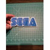 Unbranded 3D Printed SEGA Logo Sign Display Fan Art Video