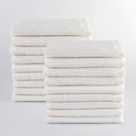 Unbranded Mainstays 18-Piece Kitchen Bar Mop Dishcloth Set, White