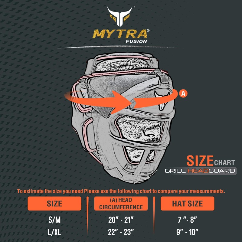 Mytra Fusion Head guard for Boxing Headgear Muay Thai, Grappling,
