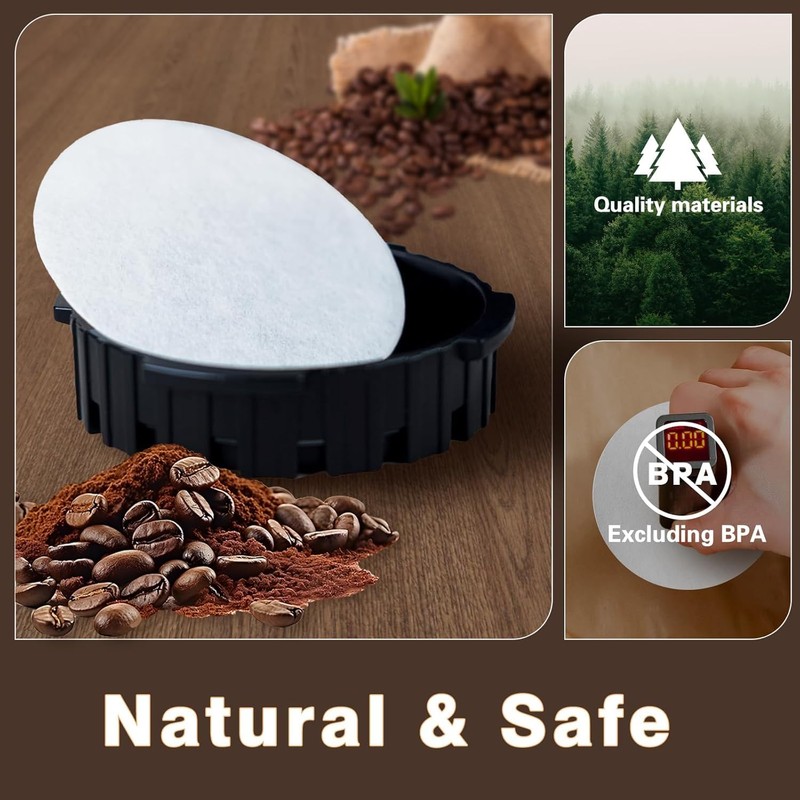 Coffee Filters Papers Compatible with Aeropress Coffee and Espresso Makers,