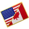 USA American United State Canada Flag Patch Embroidered Applique Iron
