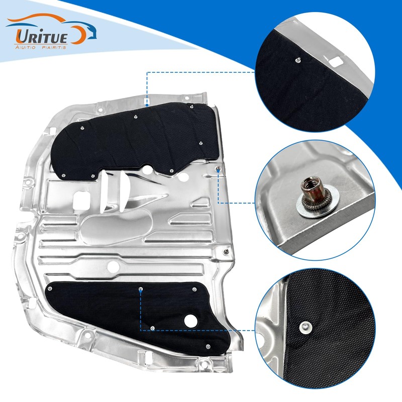Uritue 74110-TBA-A00 Engine Splash Guard Under Car Shield Cover Board
