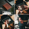 Baur Men's Genuine Leather Wallet with RFID Protection Large Wallet