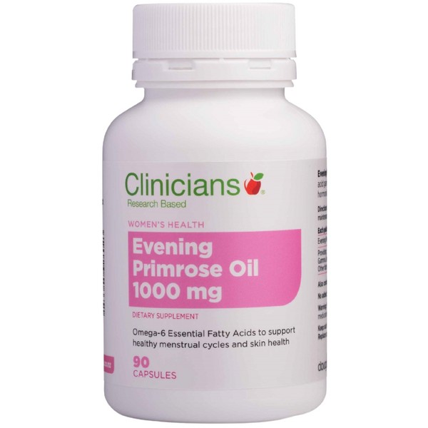 Natural Health>Health Products by Brand>Clinicians Clinicians Evening Primrose Oil 1000mg Capsules 90