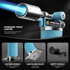 RAVS Butane Torch Lighter, Refillable Kitchen Torch with Adjustable Flame