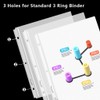 Clear Sheet Protectors for 3 Ring Binders - 50 Pack