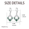 TALYKONG Claddagh Earrings for Women Celtic Knot Shamrock Dangle Earrings