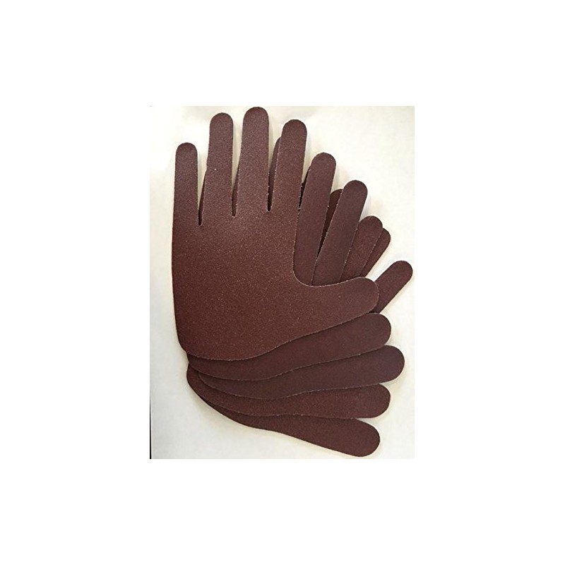 Sandpaper Replacement Five Pack - LEFT HAND Assorted Grits