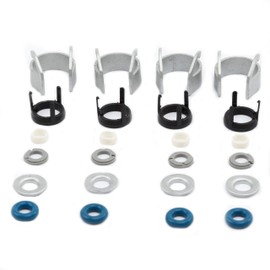 4 Set Fuel Injectors Seals Repair Kit 06H998907A Replacement For Golf GTI Tiguan A3 A4 A5 A6 A8 Q32.0T……