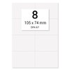 Karteo Paper Inserts A7 [Pack of 80] Insert Cards 105