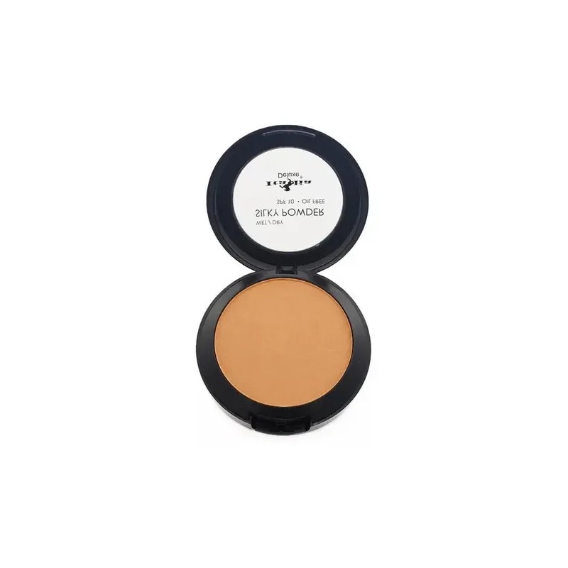 Polvo Italia Deluxe Silky Powder Tono 10 Toast Acabado Natural