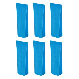 QUARKZMAN Plastic Felling Wedge Pack of 6 ABS Plastic Forestry Wedge 152 mm Splitting Wedge for Wood Plastic Wedges Felling Wedge for Impact Wrench Felling Wedges Tree Wedges Wood Wedges Forest