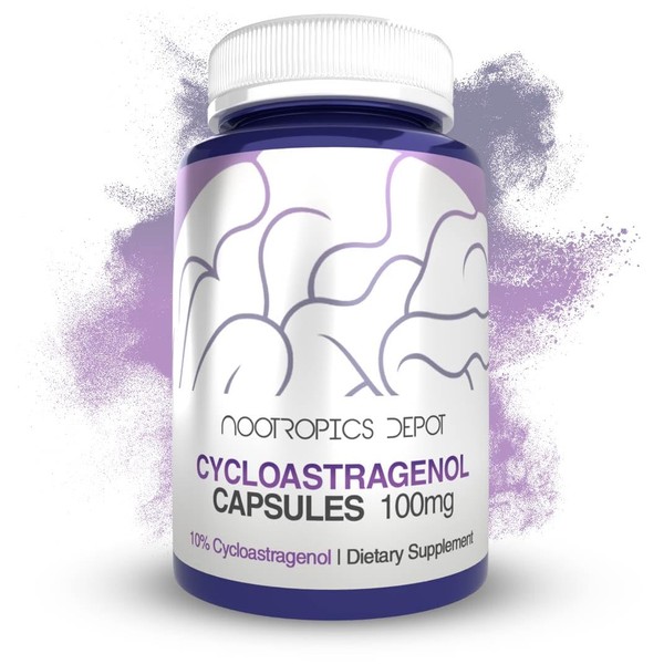Nootropics Depot Cycloastragenol 10% Capsules | 100mg | 30 Count