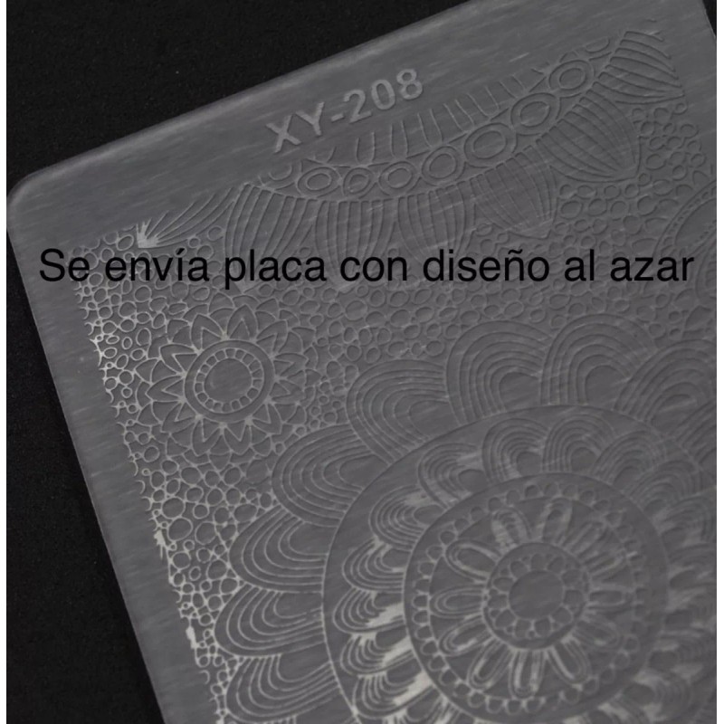 Studio Nails Sello Estampador Para Uñas Con Tapa Y Placa