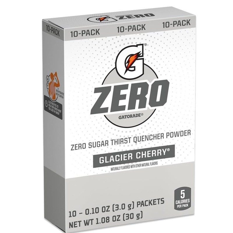 G Zero Thirst Quencher Powder Packets, 0.10 oz Individual Packets