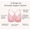 DotVol Women's Bra Full Cup Unpadded Underwired Bra Floral Lace