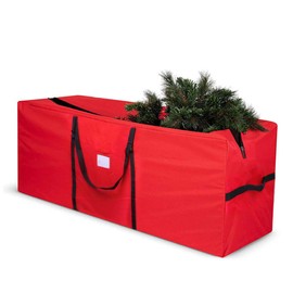 Christmas Tree Storage Bag 600D Oxford Large Xmas Tree Storage Bag with Reinforced Handles for Christmas Tree, 50" x 15" x 20" Christmas Decoration Storage Bag Fits 7.5 Ft Disassembled Artificial Tree