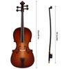 Pyhodi Wooden Miniature Cello with Carry Case, Bow and Bracket,
