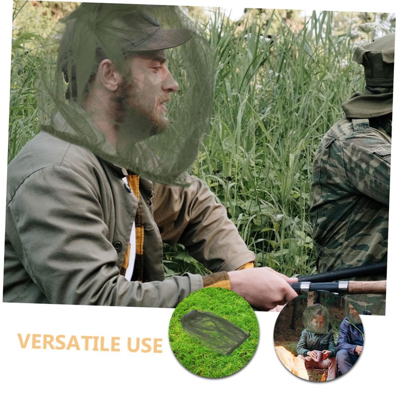 SUPVOX 2pcs Outdoor Mosquito Hat Bug Protection Netting Breathable Mesh
