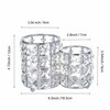 Feyarl Makeup Brush Case, Brush Stand, Crystal Brush Holder, Cosmetic