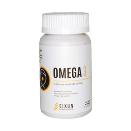 Omega 3  Suplemento Alimenticio  a Base de Aceite de Salmón con DHA y EPA  45 Softgel con 1.45 g cu                                                   