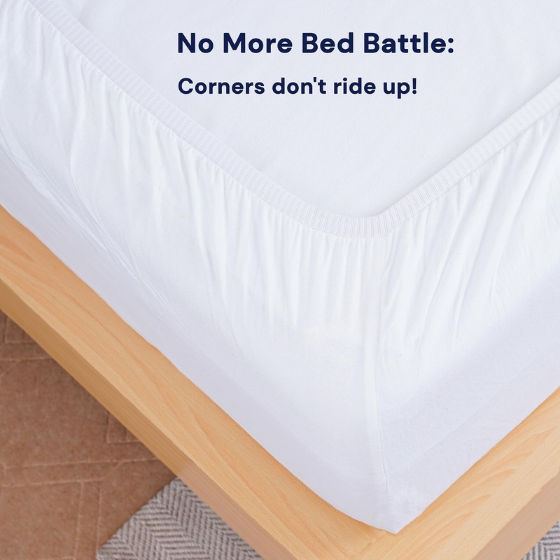 Sheet Story 100% Brushed Cotton Flannelette Double Fitted Sheet -