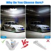 Spencer 2 Pack LED Garage Lights, 60W 6000LM 6500K LED
