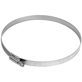 Safety 3 Strong All Stainless Steel Hose Band, Stainless Steel, 140-160