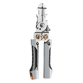 Milageto Wire Stripper Wire Stripping Tool Portable 21 in 1 Electrician Multifunctional Ergonomic Professional Bobbin Winder Cutter